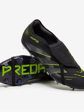 Brand New adidas Predator Pro Gold Over Men's Black Soccer Cleats